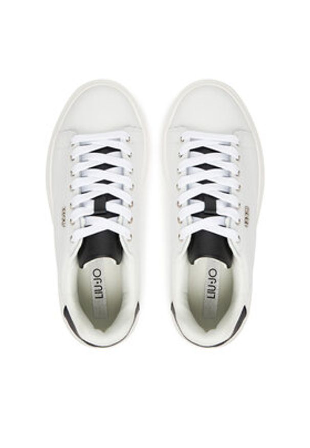 Liu Jo Sneakersy Babol 01 BF5059 PX748 Biały. Kolor: biały. Materiał: skóra