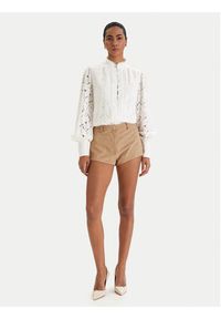 BARDOT - Bardot Szorty z imitacji skóry Jayla 60059PB2 Błękitny Slim Fit. Kolor: niebieski. Materiał: skóra #4