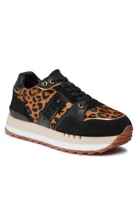 Sneakersy Blauer F3EPPS01/LEO Leopard LEO. Kolor: brązowy