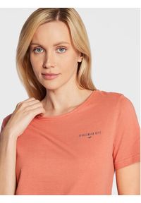 4f - 4F T-Shirt H4Z22-TSD028 Pomarańczowy Regular Fit. Kolor: pomarańczowy. Materiał: bawełna #4