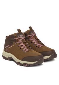 skechers - Skechers Trekkingi Trego 180005/BRMT Brązowy. Kolor: brązowy. Materiał: skóra #5
