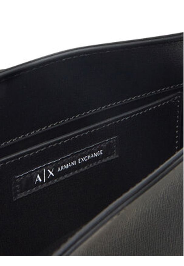Armani Exchange Torebka XW000281 AF13672 UC001 Czarny. Kolor: czarny. Materiał: skórzane