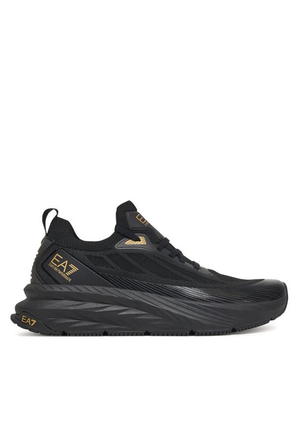 EA7 Emporio Armani Sneakersy 7X000343 AF18639 MC021 Czarny. Kolor: czarny. Materiał: materiał
