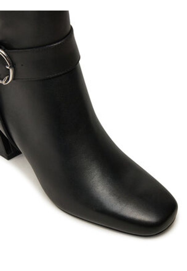 Karl Lagerfeld - KARL LAGERFELD Botki KL31444 Czarny. Kolor: czarny. Materiał: skóra