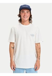 Quiksilver T-Shirt Evo Border Lines EQYZT08191 Biały Regular Fit. Kolor: biały. Materiał: bawełna #1