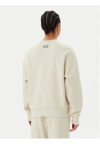 EA7 Emporio Armani Bluza 7W000100 AF10377 U1079 Beżowy Loose Fit. Kolor: beżowy. Materiał: bawełna #2
