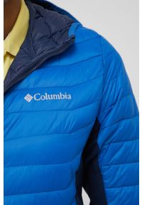 columbia - Columbia kurtka sportowa Powder Pass przejściowa 1773271-011. Kolor: niebieski. Materiał: tkanina, syntetyk, materiał, puch. Styl: sportowy #3