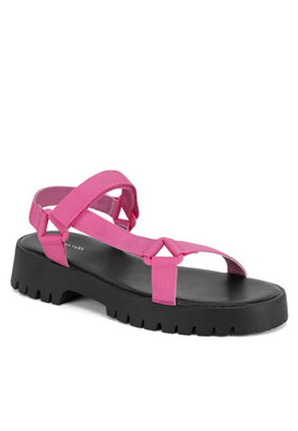 Jenny Fairy Sandały JD23-0417-56 Różowy. Kolor: różowy. Materiał: materiał