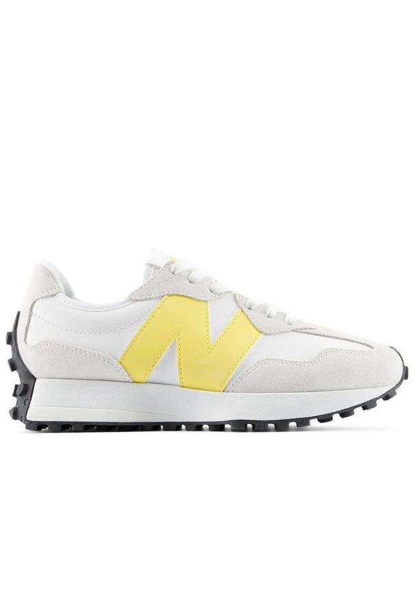 Buty damskie New Balance W3276F7 - białe. Okazja: na co dzień. Zapięcie: sznurówki. Kolor: biały. Materiał: materiał, syntetyk, guma, zamsz. Szerokość cholewki: normalna. Sezon: lato