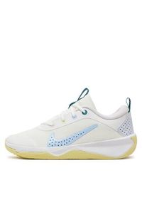 Nike Buty halowe Omni Multi-Court (GS) DM9027 101 Écru. Materiał: mesh, materiał. Model: Nike Court