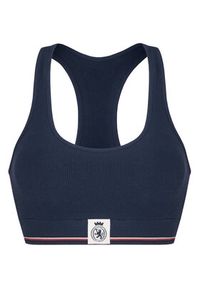 TOMMY HILFIGER - Tommy Hilfiger Biustonosz top UW0UW06061 Granatowy. Kolor: niebieski. Materiał: bawełna