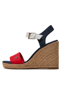 TOMMY HILFIGER - Tommy Hilfiger Espadryle FW0FW08053 Granatowy. Kolor: niebieski. Materiał: materiał