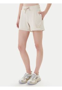 EA7 Emporio Armani Szorty sportowe 7W000269 AF12482 U1088 Beżowy Regular Fit. Kolor: beżowy. Materiał: syntetyk #1