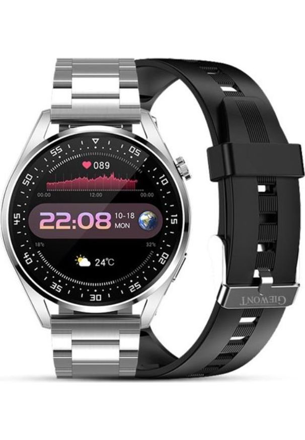 Smartwatch Giewont GW450-4 Srebrny (GW450-4). Rodzaj zegarka: smartwatch. Kolor: srebrny