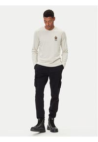 Aeronautica Militare Spodnie dresowe 252PF1010UF00662 Czarny Regular Fit. Kolor: czarny. Materiał: bawełna #5