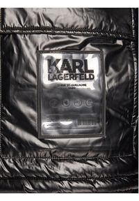 Karl Lagerfeld - KARL LAGERFELD Kurtka puchowa 505005 524505 Czarny Regular Fit. Typ kołnierza: dekolt w karo. Kolor: czarny. Materiał: puch, syntetyk #4