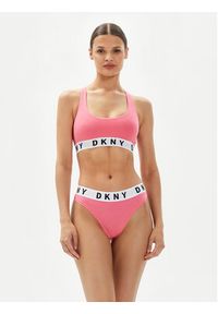 DKNY Stringi DK4529 Różowy. Kolor: różowy. Materiał: bawełna #4