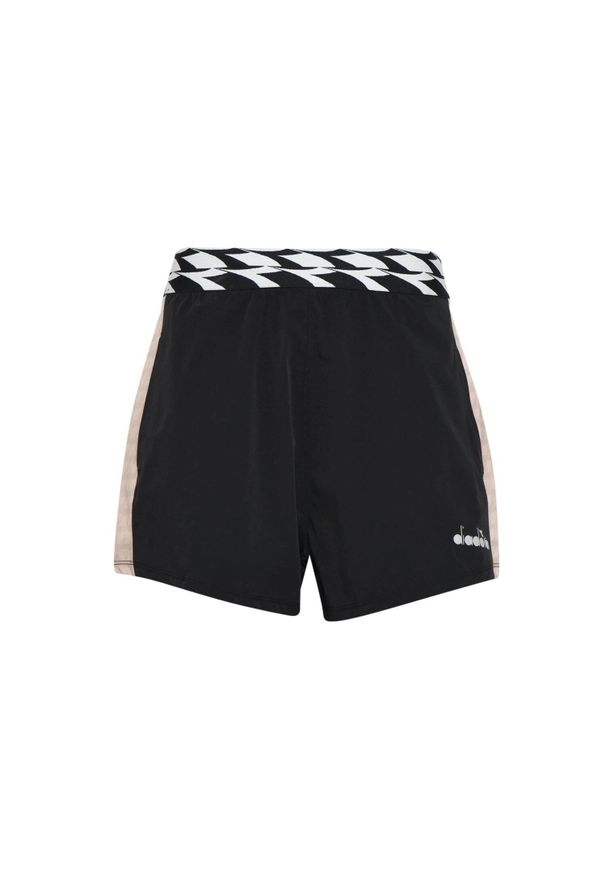 Diadora - Spodenki krótkie damskie DIADORA L. SHORT 9CM BE ONE. Kolor: czarny. Długość: krótkie