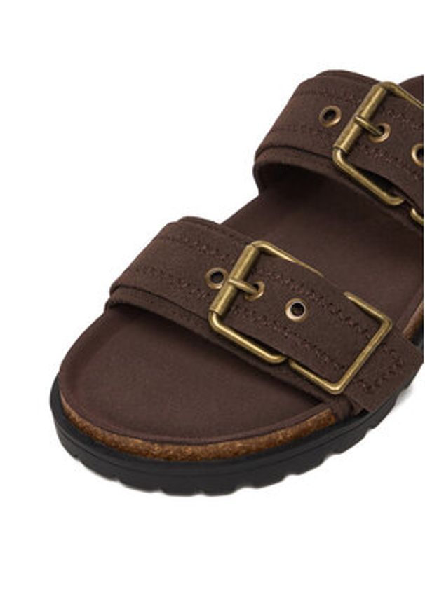 DeeZee Klapki CEO-HSCB25230318-2 Brązowy. Kolor: brązowy. Materiał: materiał