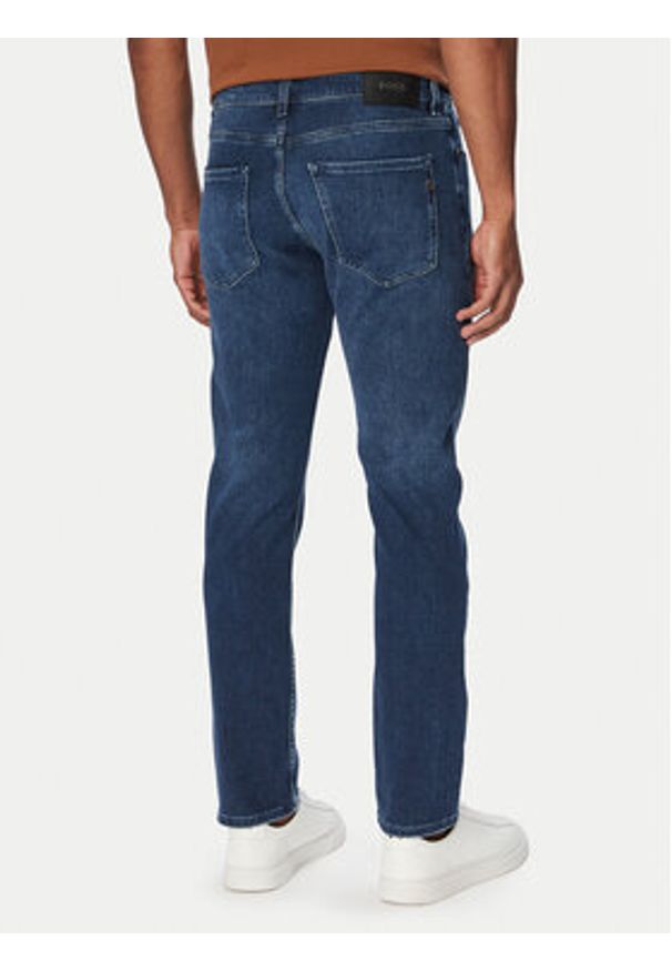 BOSS Jeansy Delaware 50557490 Granatowy Slim Fit. Kolor: niebieski