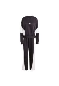 Adidas - Dres Laziday. Kolor: czarny. Materiał: dresówka. Sport: fitness