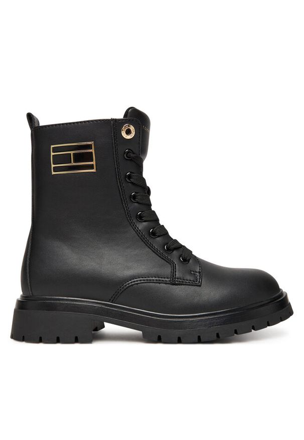 TOMMY HILFIGER - Trapery Tommy Hilfiger. Kolor: czarny