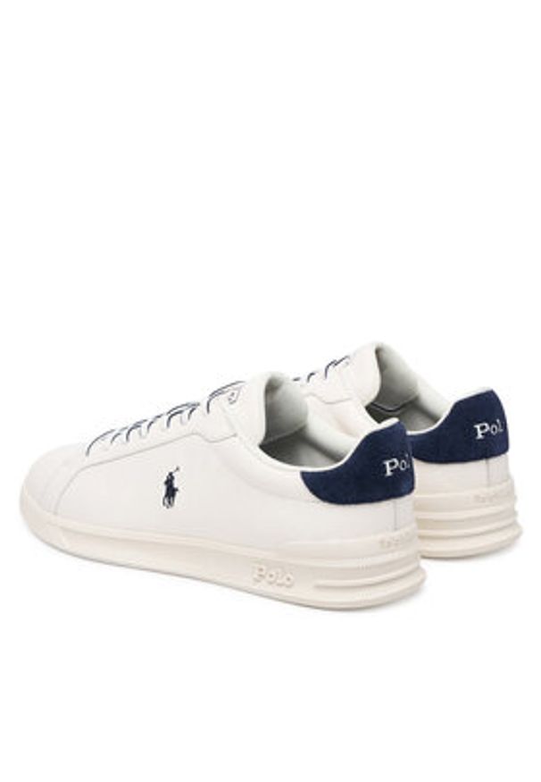 Polo Ralph Lauren Sneakersy 809P01615002 Biały. Kolor: biały. Materiał: skóra
