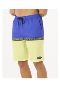 Spodenki surfingowe męskie Rip Curl Raw Energy Split Volley Niebieski. Kolor: niebieski