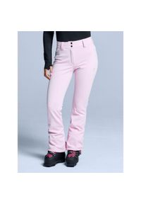 POEDERBAAS - Spodnie narciarskie damskie - Softshell elastyczny - Powder Rose. Kolor: różowy. Materiał: elastan, nylon. Sezon: zima. Sport: narciarstwo #1