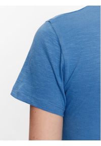 TOMMY HILFIGER - Tommy Hilfiger T-Shirt 1985 WW0WW37857 Niebieski Slim Fit. Kolor: niebieski. Materiał: bawełna #4