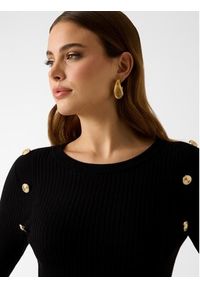 Guess Sukienka dzianinowa W6RK06 Z2YJ2 Czarny Regular Fit. Kolor: czarny. Materiał: wiskoza #6