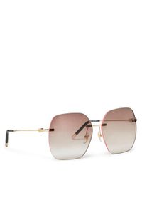 Furla Okulary przeciwsłoneczne Sunglasses SFU629 WD00060-MT0000-2156S--4-401-20-CN-D Brązowy. Kolor: brązowy