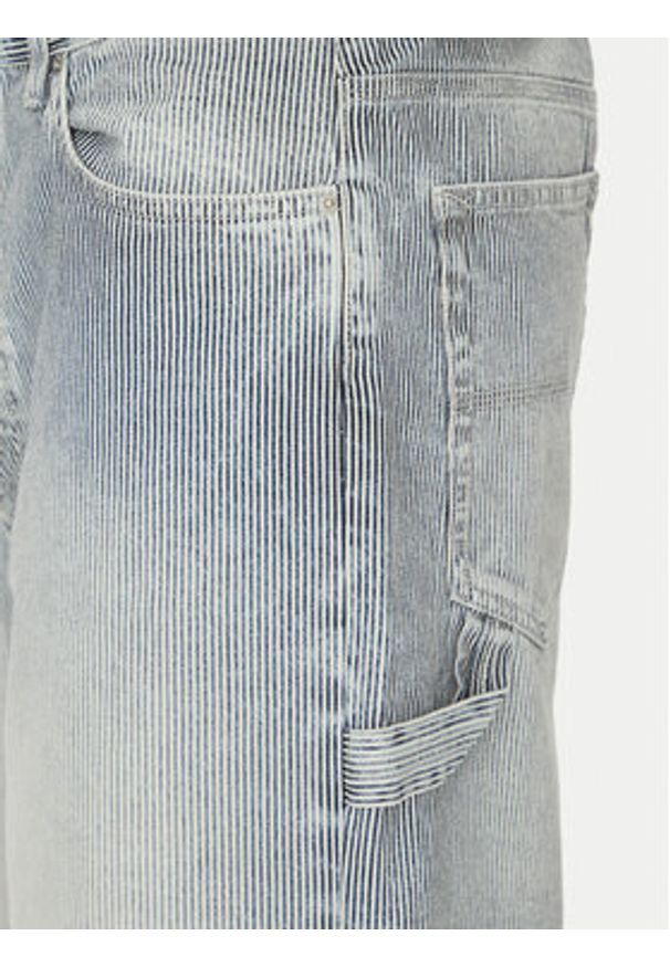 Hugo - HUGO Szorty jeansowe 50534609 Błękitny Regular Fit. Kolor: niebieski. Materiał: bawełna