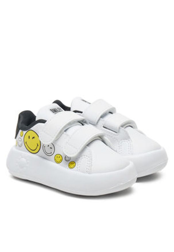 Adidas - adidas Sneakersy Smiley Advantage IH6257 Biały. Kolor: biały. Materiał: skóra. Model: Adidas Advantage