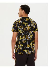 Versace Jeans Couture T-Shirt 78GAH6S0 Czarny Slim Fit. Kolor: czarny. Materiał: bawełna #4