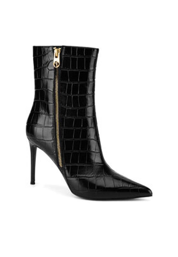 Eva Minge Botki HALA-9596-223 Czarny. Kolor: czarny. Materiał: skóra