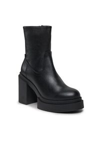 Bronx Botki Ankle boots 34292-U Czarny. Kolor: czarny. Materiał: skóra