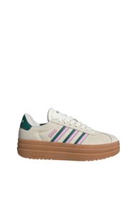 Adidas - Buty VL Court Bold. Kolor: biały, zielony, różowy, wielokolorowy. Obcas: na platformie #1