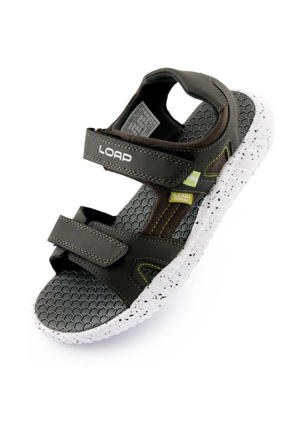 LUNA SANDALS - Sandały dziecięce Loap Veos Kid szary/oliwkowy roz.28. Kolor: żółty, szary, wielokolorowy. Sezon: lato