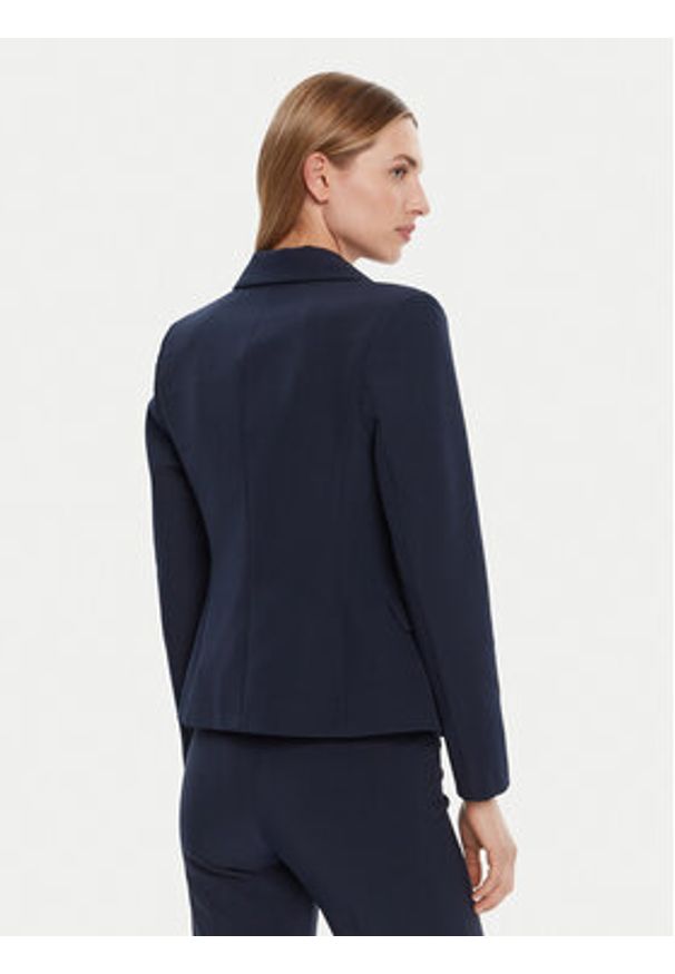 Rinascimento Marynarka CFC0126227003 Granatowy Slim Fit. Kolor: niebieski. Materiał: syntetyk