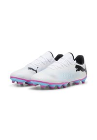 Buty piłkarskie męskie Puma Future 7 Play Fg ag. Zapięcie: sznurówki. Kolor: biały, wielokolorowy, różowy, czarny. Materiał: materiał. Szerokość cholewki: normalna. Sport: piłka nożna
