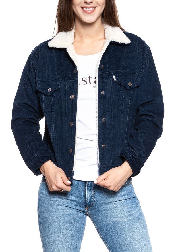 Levi's® - DAMSKA KURTKA ZIMOWA LEVI'S Ex- Boyfriend Trucker 361370028. Materiał: sztruks. Sezon: zima