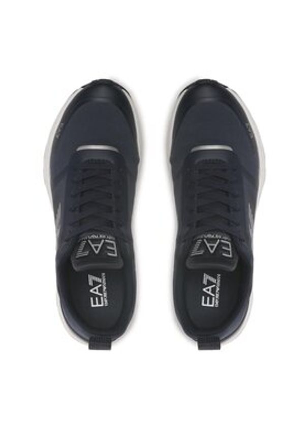 EA7 Emporio Armani Sneakersy X8X126 XK304 R370 Granatowy. Kolor: niebieski. Materiał: materiał