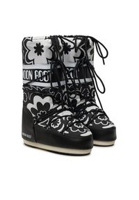 Moon Boot Śniegowce Mb Icon Flower 80D1402940 Czarny. Kolor: czarny. Materiał: materiał #4