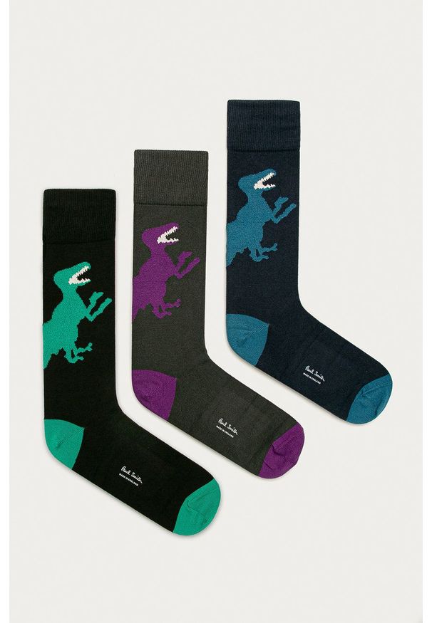 PS PAUL SMITH - Paul Smith - Skarpetki (3-pack). Kolor: szary