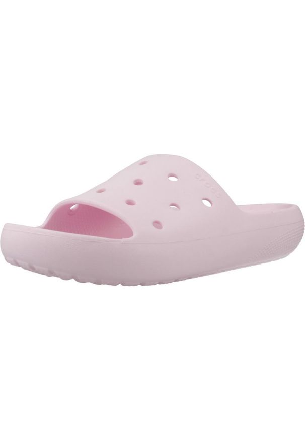 Klapki Crocs Model Classic Slide V2 Kolor Rose. Kolor: różowy. Materiał: guma. Styl: sportowy