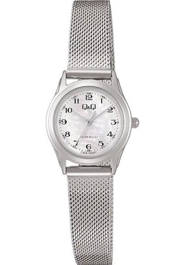 Zegarek damski QQ C50A-005P srebrny. Kolor: srebrny