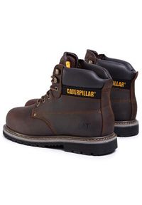 CAT Footwear Trapery Powerplant S3 Hro P724629 Brązowy. Kolor: brązowy. Materiał: nubuk, skóra #3