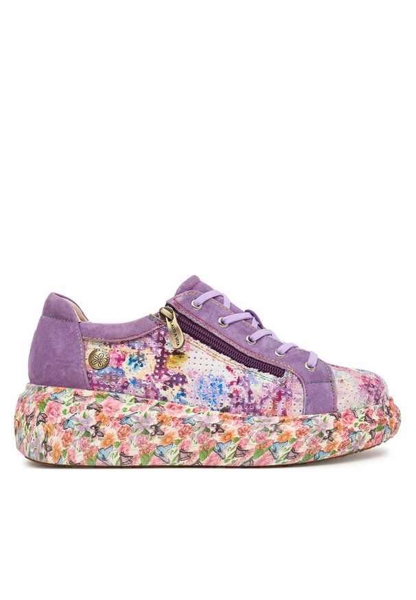 Sneakersy Laura Vita. Kolor: fioletowy