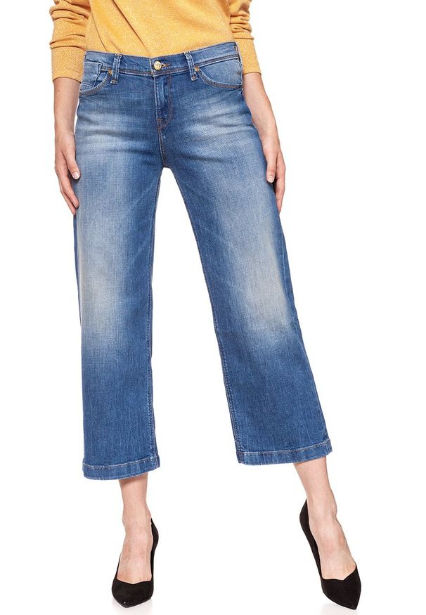 Lee - SPODNIE DAMSKIE LEE AUBERRY AUTHENTIC BLUE L350BCQD. Stan: podwyższony